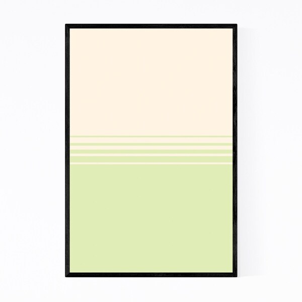 Noir Gallery Minimal Gradient Pastel Green Framed Art Print