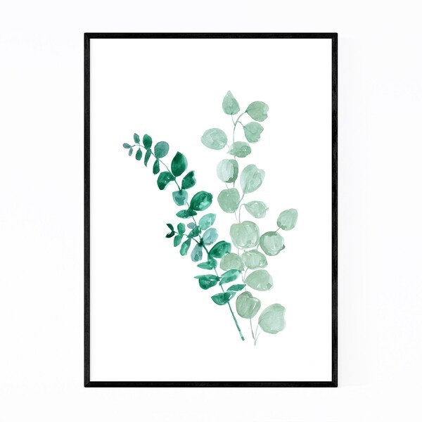 Noir Gallery Botanical Eucalyptus Watercolor Framed Art Print