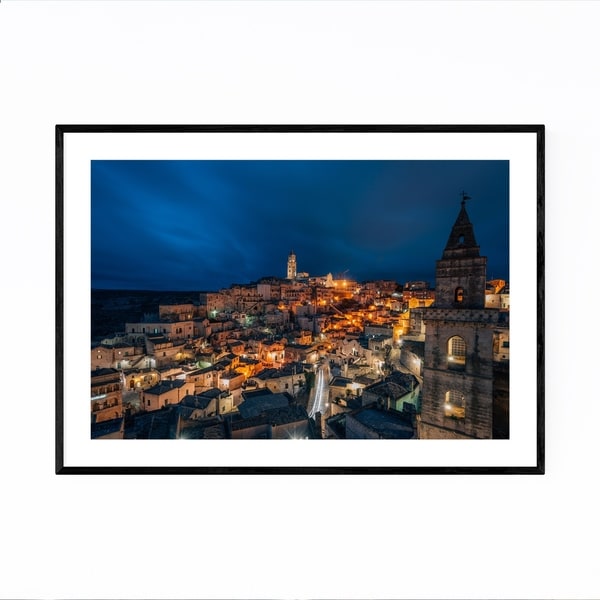 Noir Gallery Sassi Matera Basilicata Italy Framed Art Print