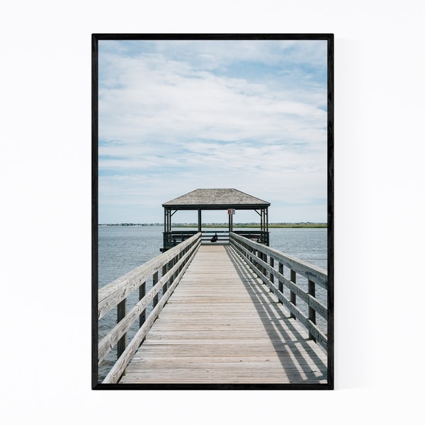 Noir Gallery Somers Point Pier New Jersey Framed Art Print