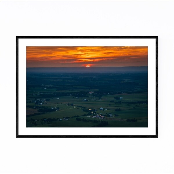 Noir Gallery High Rock Maryland Mountains Framed Art Print