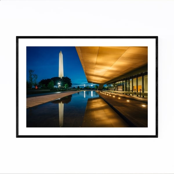 Noir Gallery Washington DC Cityscape Photo Framed Art Print