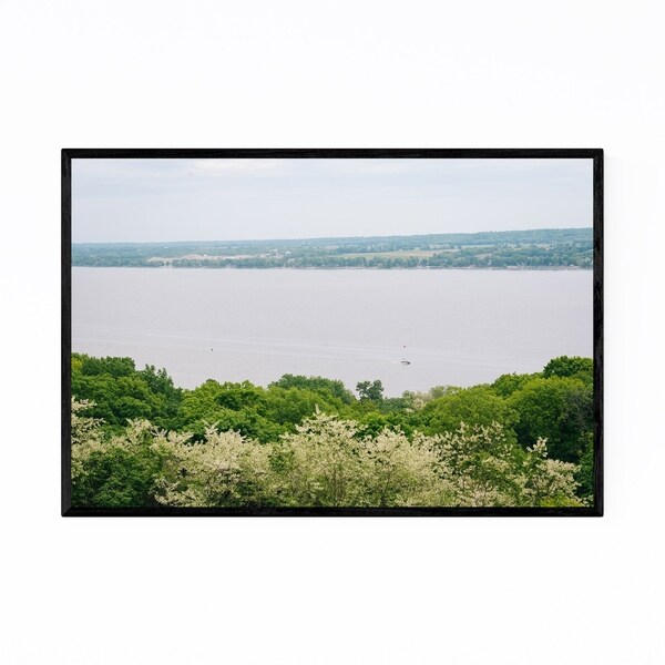 Noir Gallery Peoria Illinois River Landscape Framed Art Print