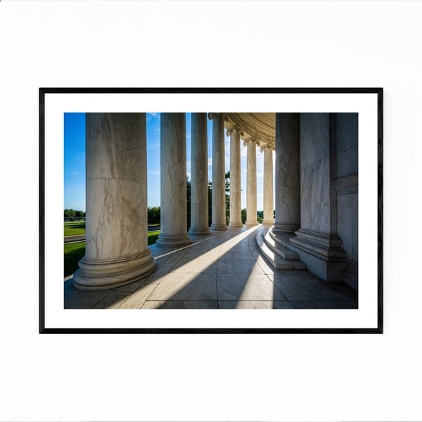 Noir Gallery Washington DC Cityscape Photo Framed Art Print