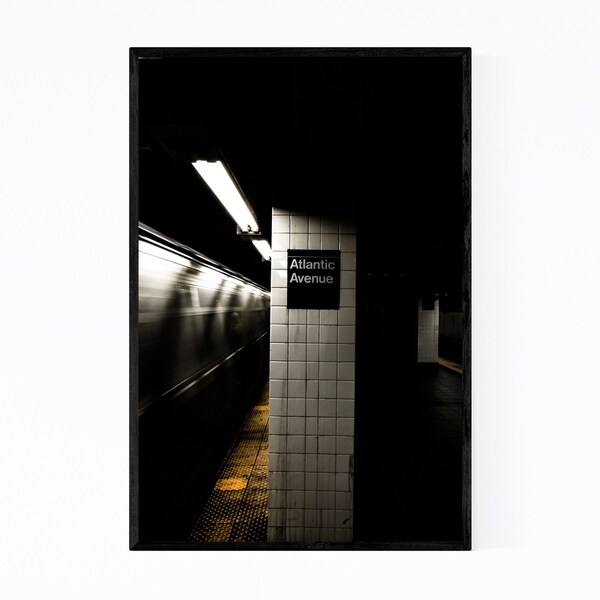 Noir Gallery Brooklyn Atlantic Avenue Subway Framed Art Print