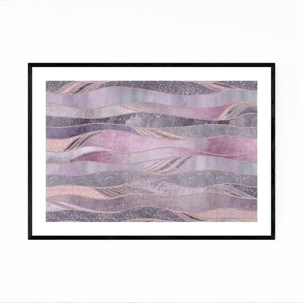 Noir Gallery Glamour Art Pastel Pink Purple Framed Art Print