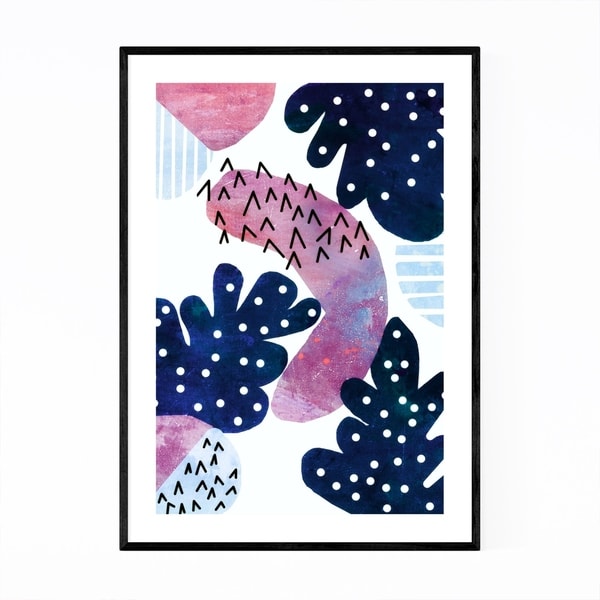 Noir Gallery Abstract Geometric Shapes Framed Art Print