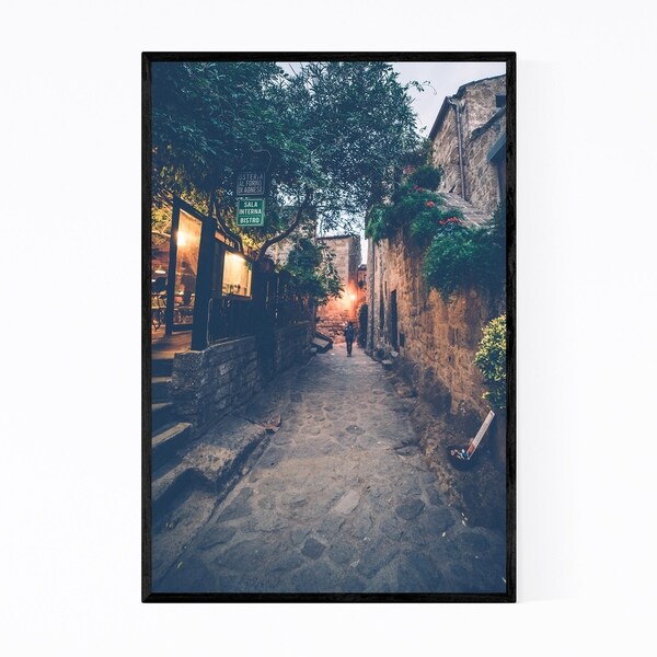 Noir Gallery Civita di Bagnoregio Italy Framed Art Print