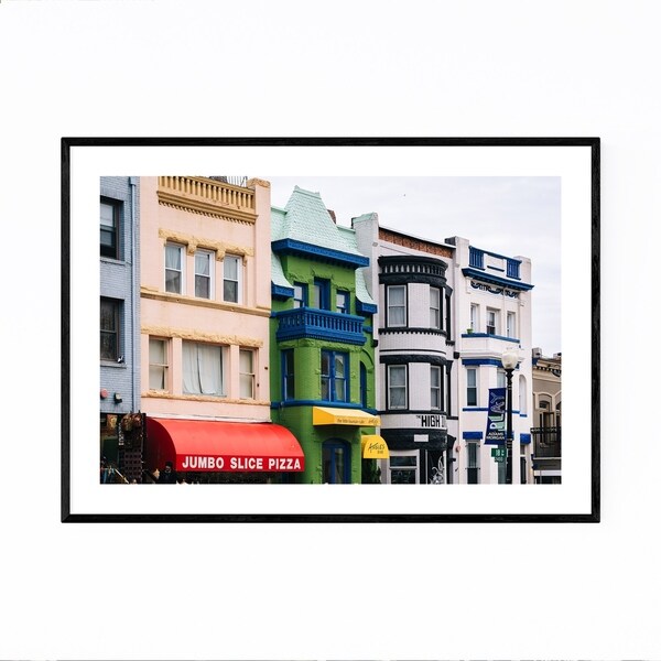Noir Gallery Adams-Morgan Washington DC Framed Art Print