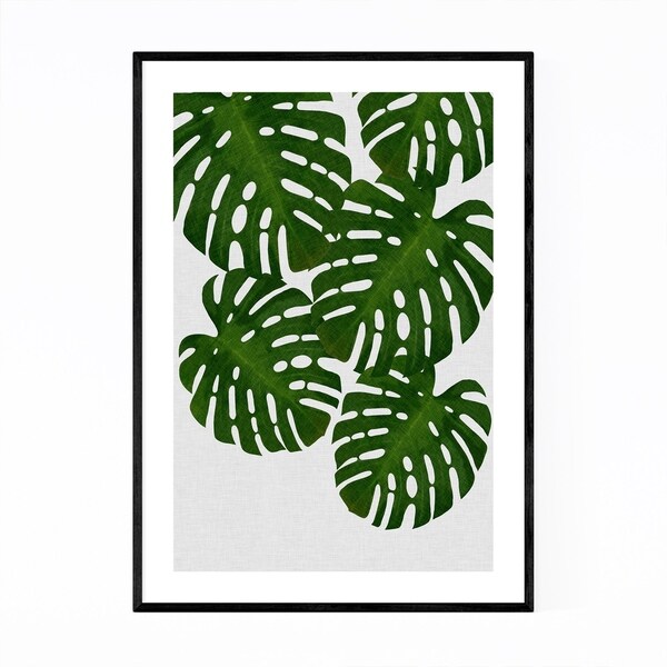 Noir Gallery Monstera Botanical Tropical Framed Art Print