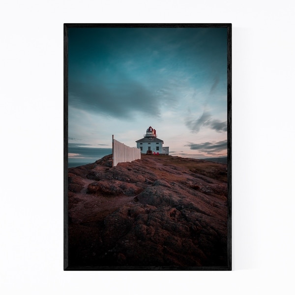 Noir Gallery Cape Spear Lighthouse St. Johns Framed Art Print