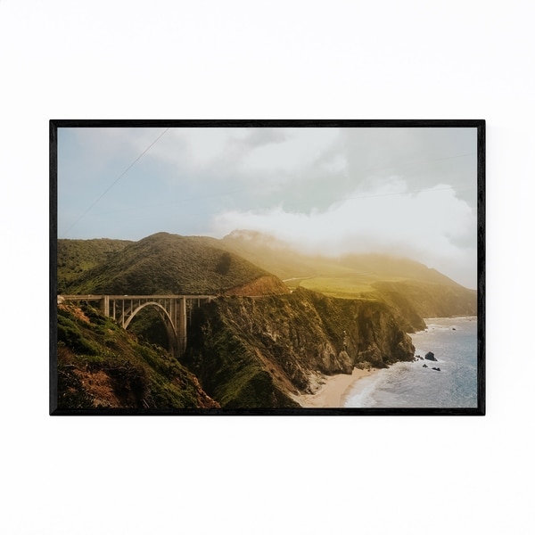 Noir Gallery Bixby Bridge Big Sur California Framed Art Print