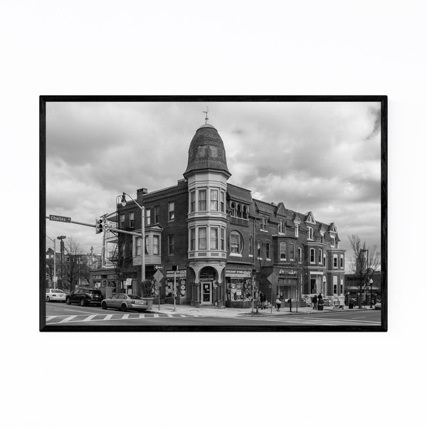 Noir Gallery Black & White Baltimore Charles Framed Art Print