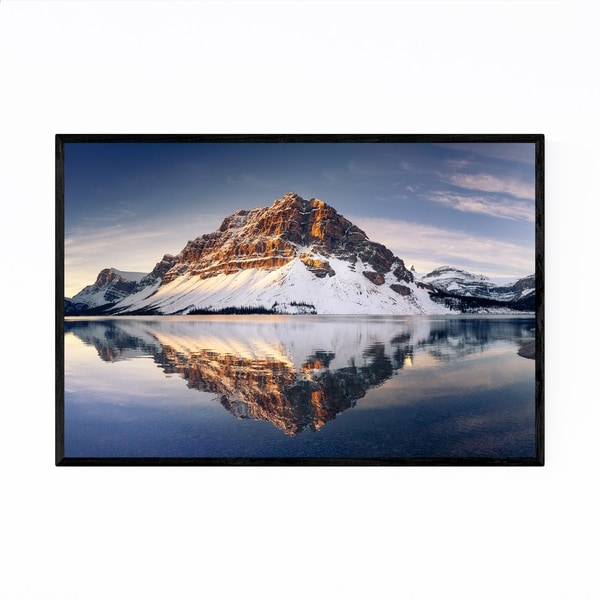 Noir Gallery Bow Lake Banff Park Alberta Framed Art Print