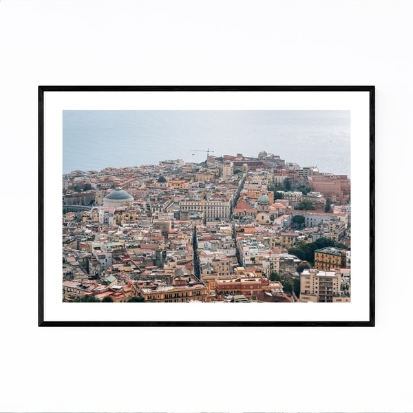 Noir Gallery Naples Italy Cityscape Photo Framed Art Print