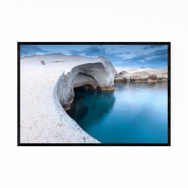 Noir Gallery Milos Greece Coastal Photography Framed Art Print