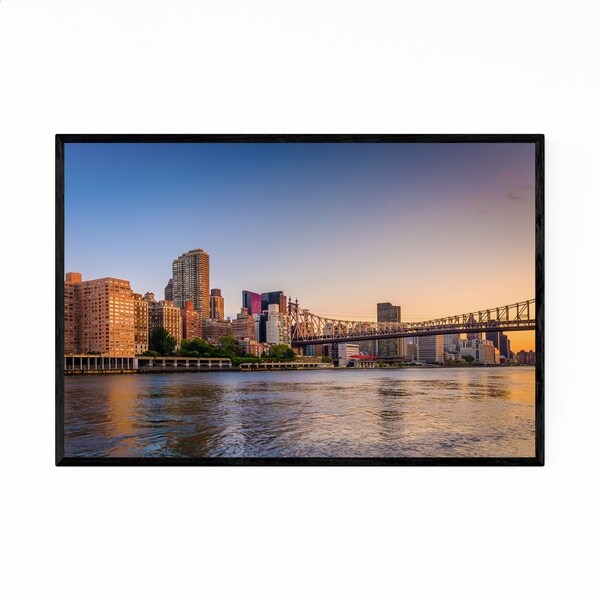 Noir Gallery New York City Manhattan Skyline Framed Art Print