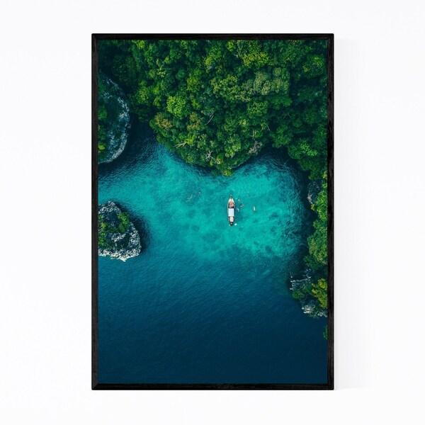 Noir Gallery Phi Phi Thailand Beach Landscape Framed Art Print