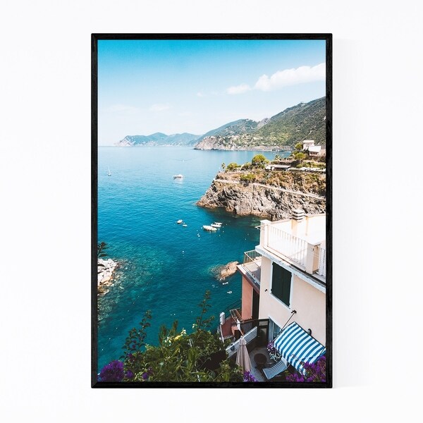 Noir Gallery Manarola Cinque Terre Italy Framed Art Print