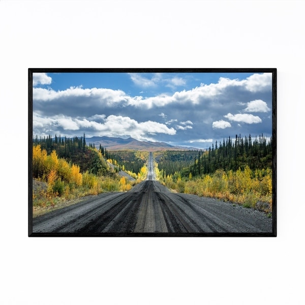 Noir Gallery Dempster Highway Yukon Canada Framed Art Print