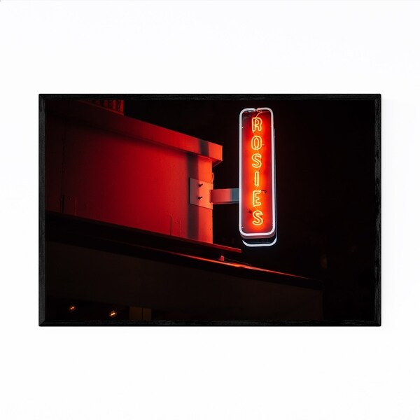 Noir Gallery Rosie's Sign East Village NYC Framed Art Print