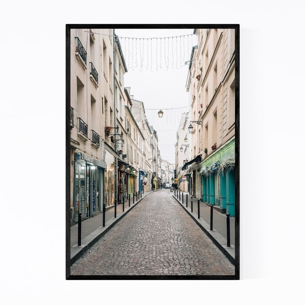 Noir Gallery Latin Quarter Paris France City Framed Art Print