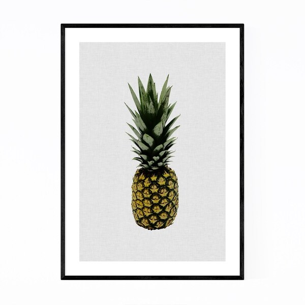 Noir Gallery Kitchen Pineapple Fruit Food Framed Art Print