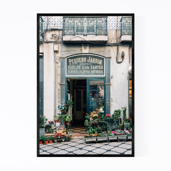 Noir Gallery Plant Shop Lisbon Portugal Framed Art Print