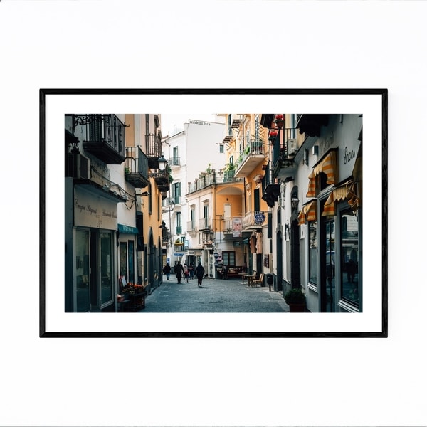 Noir Gallery Amalfi Coast Italy Photography Framed Art Print