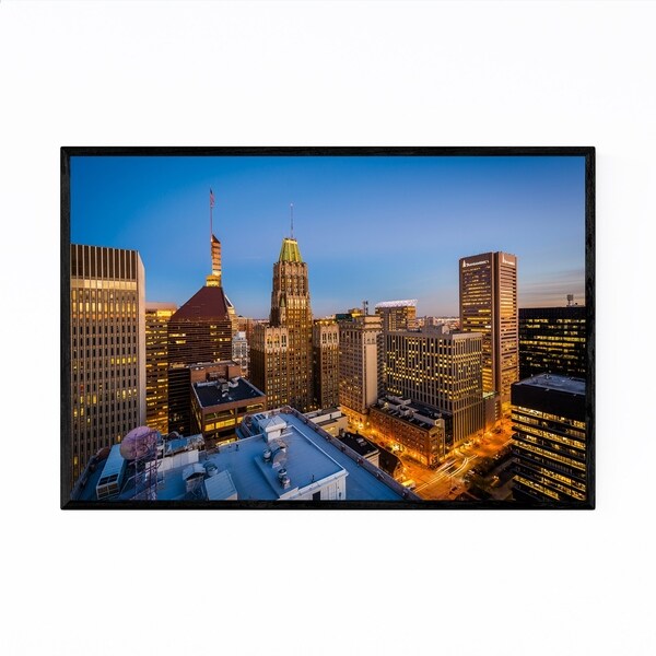 Noir Gallery Mount Vernon View Baltimore MD Framed Art Print