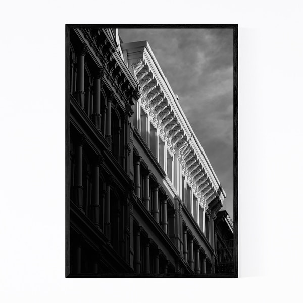Noir Gallery Black & White New York City SoHo Framed Art Print