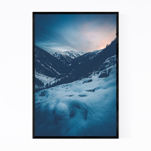 Noir Gallery Val di Rabbi South Tyrol Italy Framed Art Print