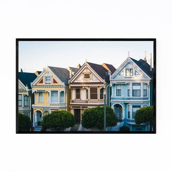 Noir Gallery Painted Ladies San Francisco Framed Art Print