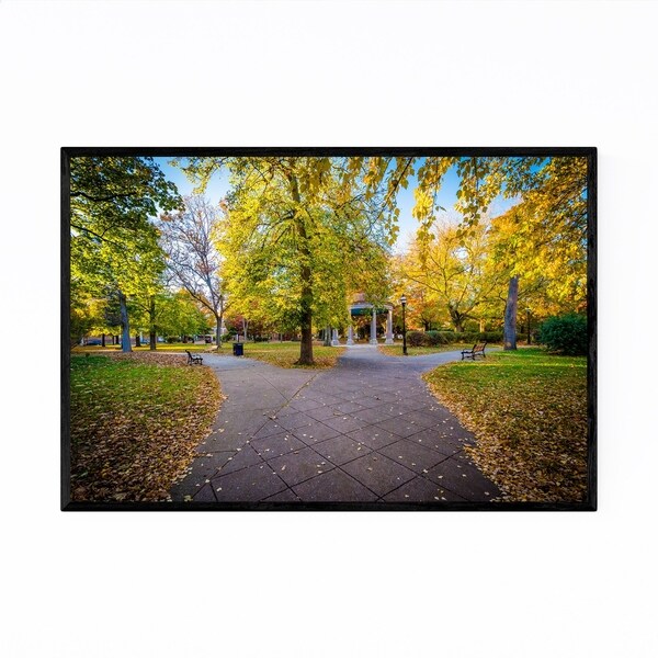 Noir Gallery Baltimore Union Square Autumn Framed Art Print