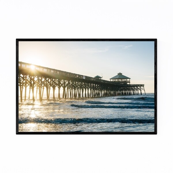 Noir Gallery Coastal South Carolina Beach Framed Art Print