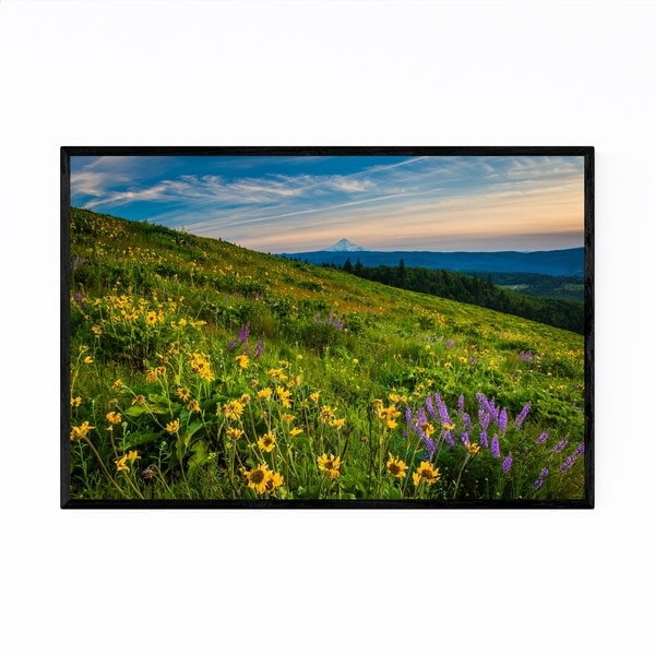 Noir Gallery Oregon Mount Hood Landscape Framed Art Print