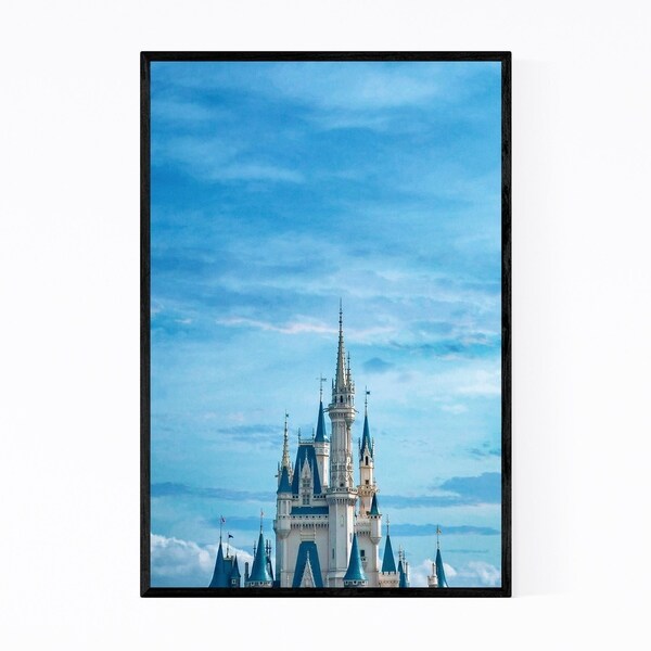 Noir Gallery Disneyland Castle Chiba Japan Framed Art Print