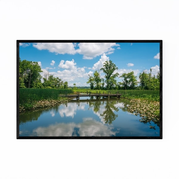 Noir Gallery Potomac River Landscape Virginia Framed Art Print