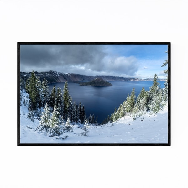 Noir Gallery Crater Lake National Park Oregon Framed Art Print