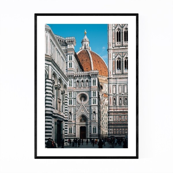 Noir Gallery Florence Italy Duomo Photo Framed Art Print