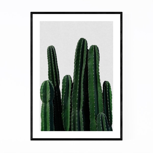 Noir Gallery Cactus Desert Minimal Photo Framed Art Print