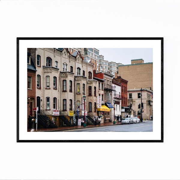 Noir Gallery Washington DC Chinatown Urban Framed Art Print