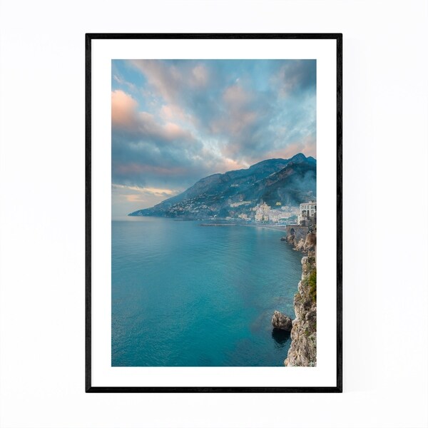 Noir Gallery Amalfi Coast Italy Photography Framed Art Print