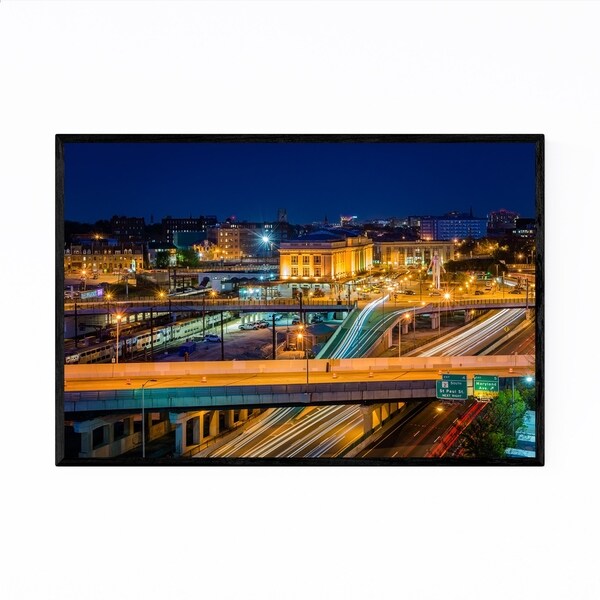 Noir Gallery Mt Vernon Penn Station Baltimore Framed Art Print