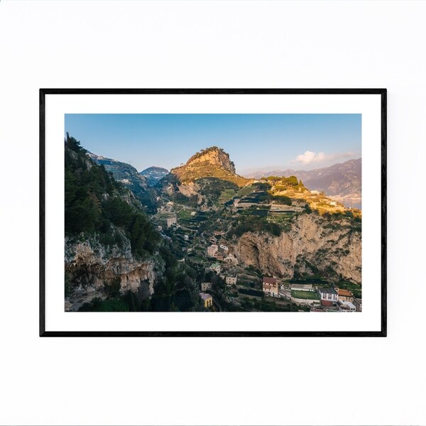 Noir Gallery Amalfi Coast Italy Photography Framed Art Print