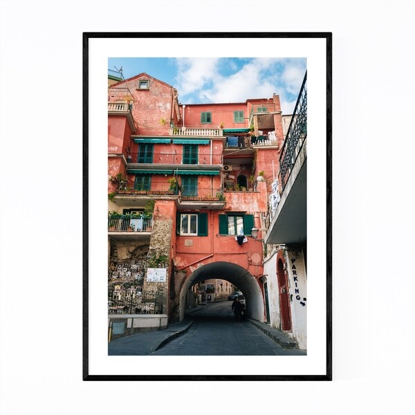 Noir Gallery Amalfi Coast Italy Photography Framed Art Print