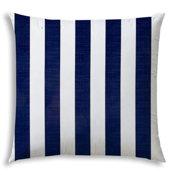 small navy pillow