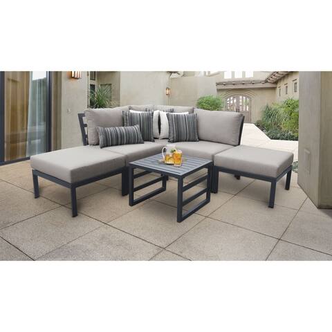 Lexington 6-piece Outdoor Aluminum Patio Furniture Set 06b