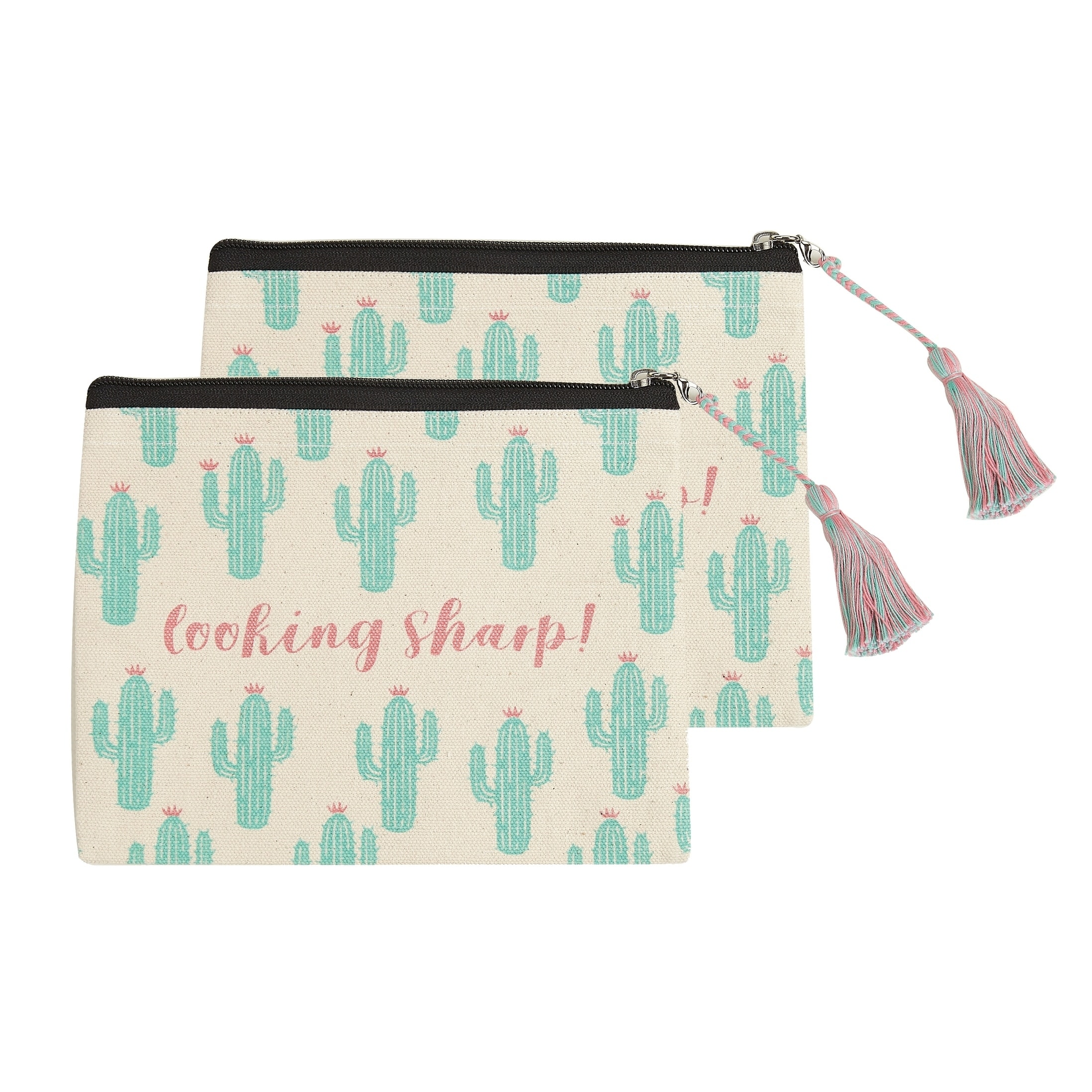 Looking Sharp Cosmetic Pouches, Set of 2