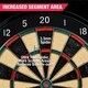 MD Sports BristleSmart Dartboard with Cabinet - Thumbnail 3